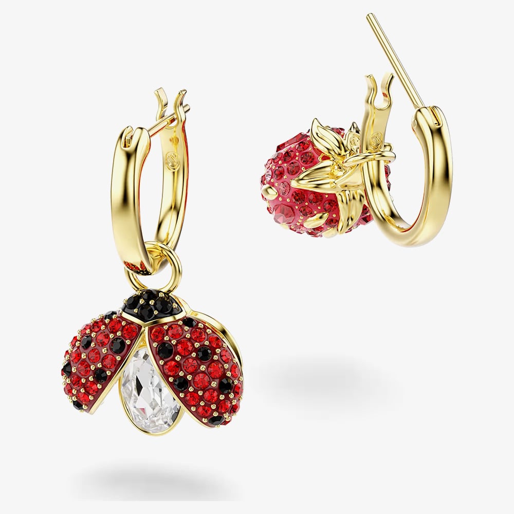 Swarovski Idyllia Gold Tone Plated Interchangeable Earring Set 5742681