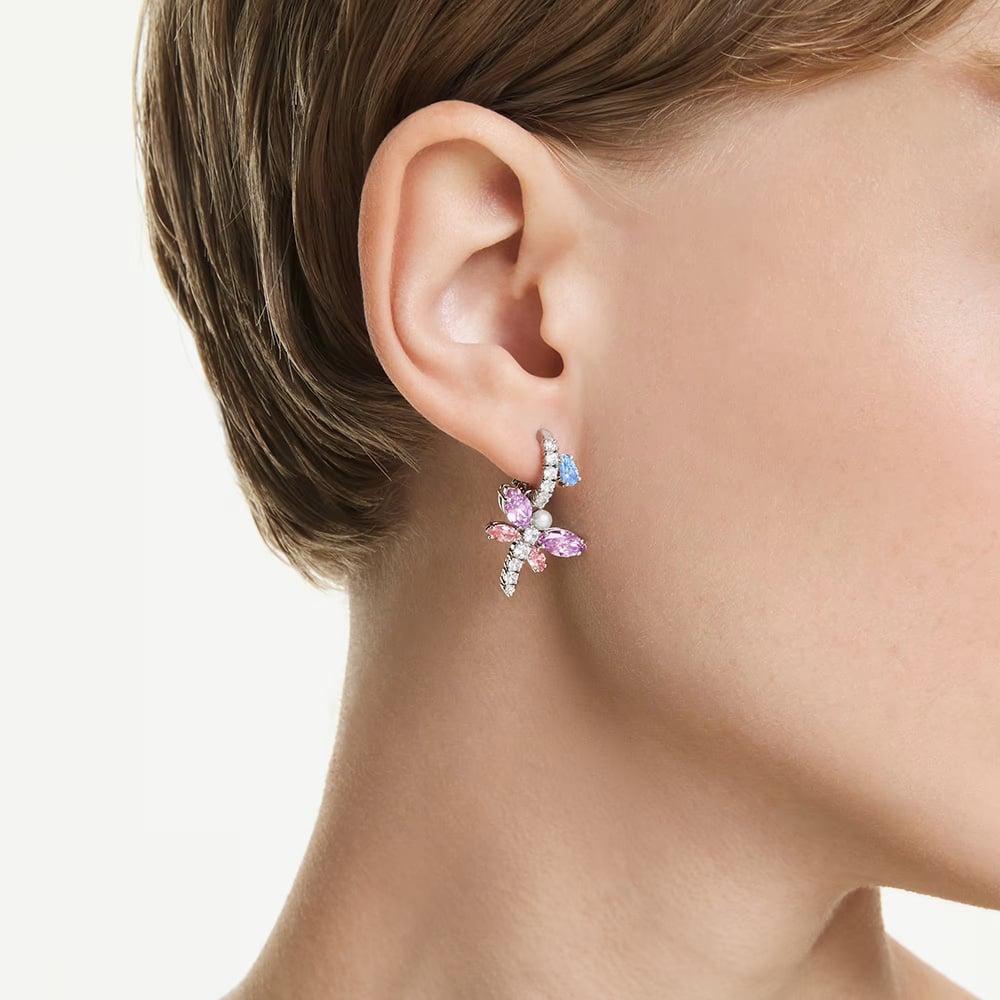 Swarovski Ariana Grande x Swarovski Dragonfly Hoop Earrings 5749185