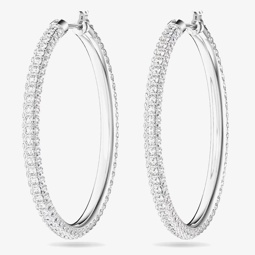 Swarovski Stone Crystal Hoop Earrings 5389432
