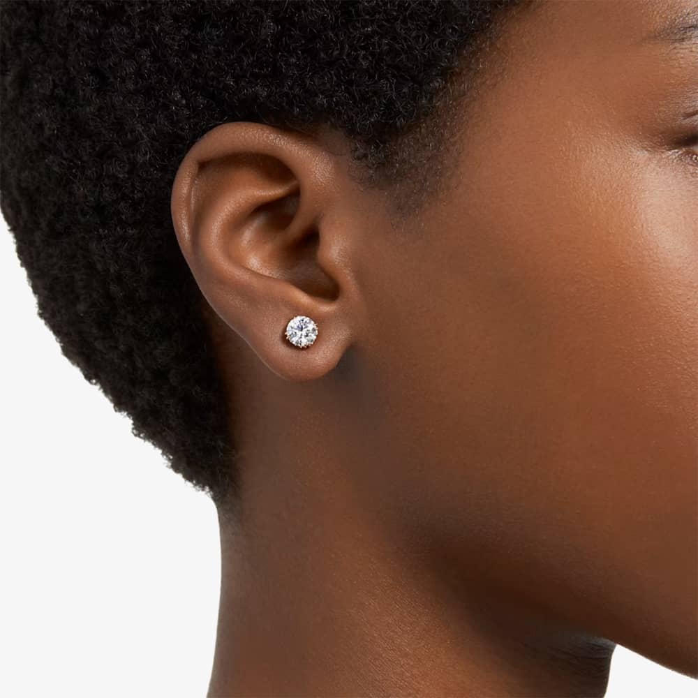 Swarovski Constella Rose Gold-Plated Stud Earrings 5638801