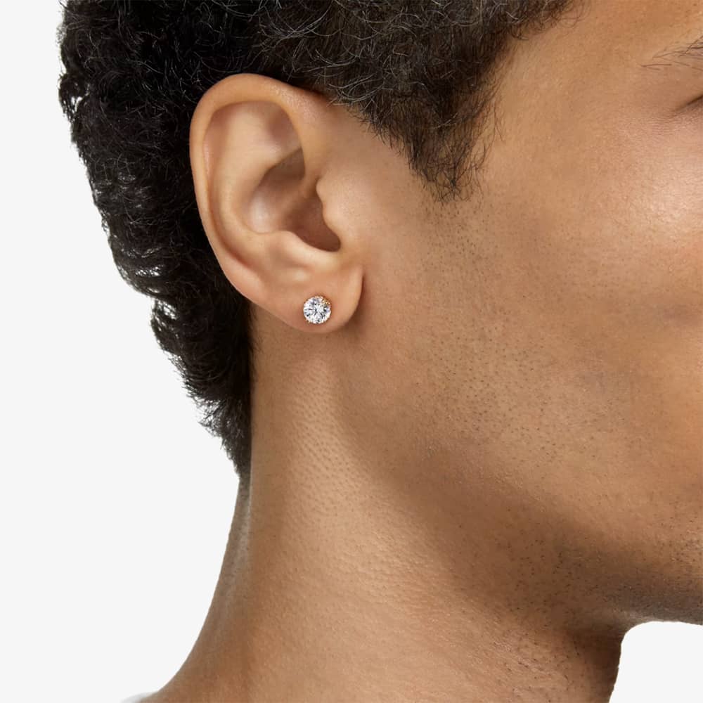 Swarovski Constella Gold-Plated Stud Earrings 5642595