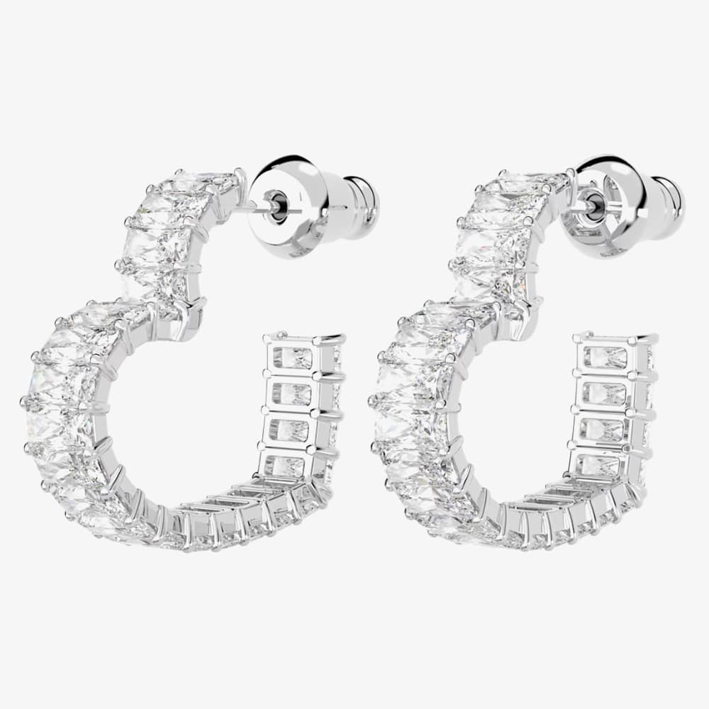 Swarovski Matrix Small Heart Hoop Earrings 5653170