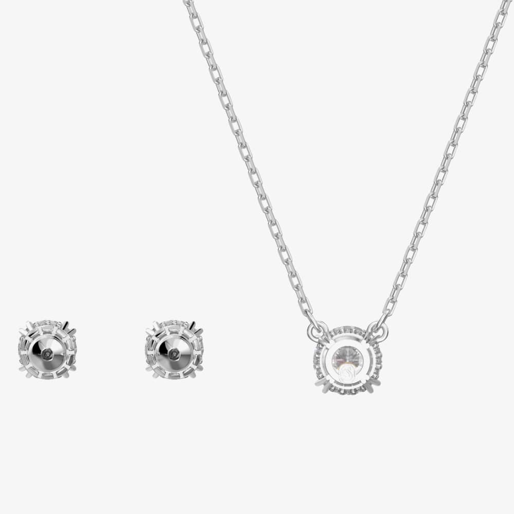 Swarovski Ladies Constella Rhodium Plated Jewellery Set 5647663
