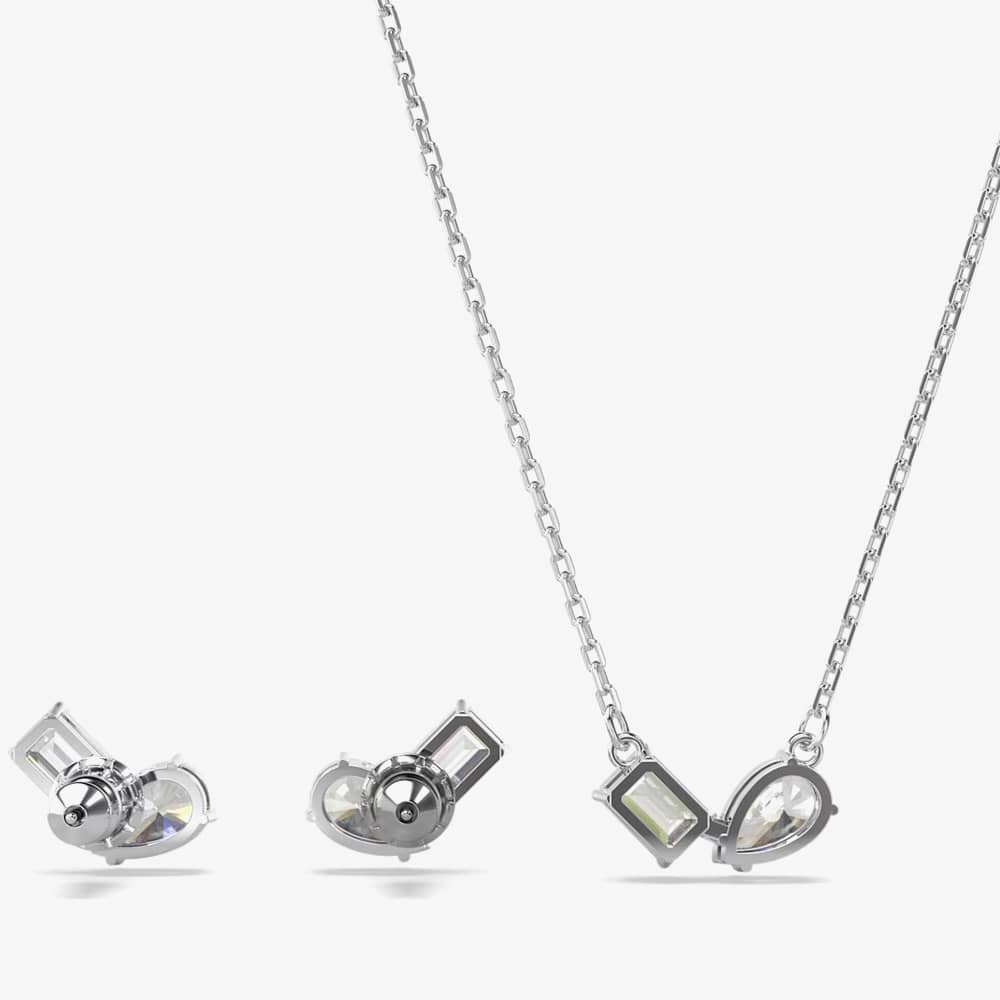 Swarovski Mesmera Mixed Cuts Rhodium Plated Jewellery Set 5665829