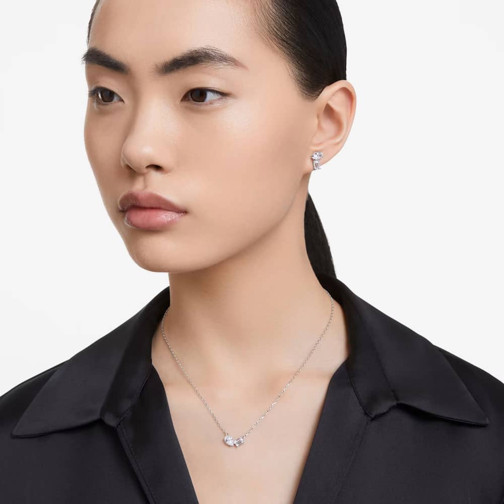 Swarovski Mesmera Mixed Cuts Rhodium Plated Jewellery Set 5665829