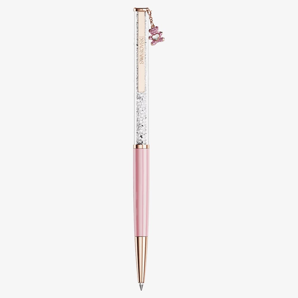 Swarovski Crystalline Pink Crystal Teddy Bear Ballpoint Pen 5744955