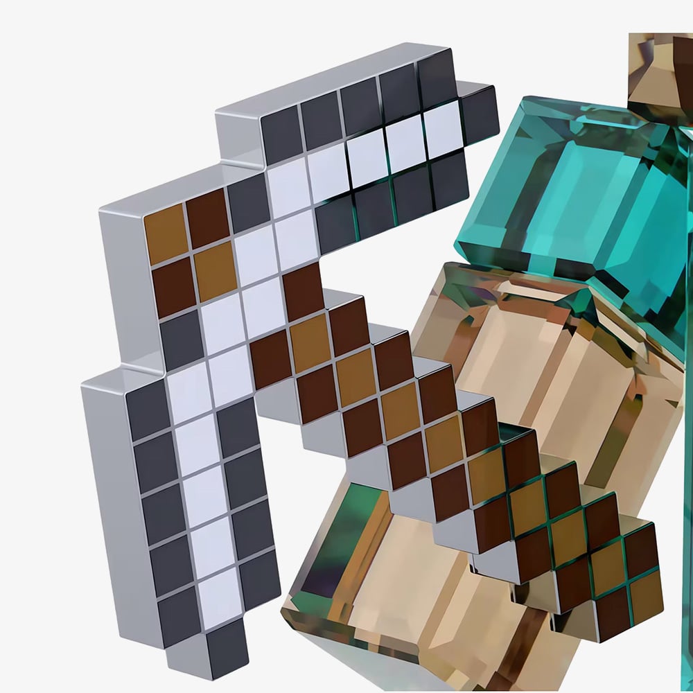 Swarovski Minecraft Steve Figurine 5701272