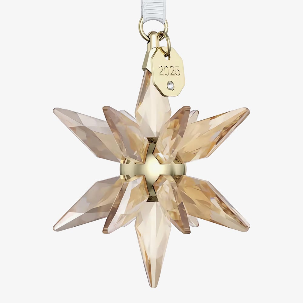 Swarovski Annual Edition 2025 Festive 3D Champagne Star Ornament 5701505