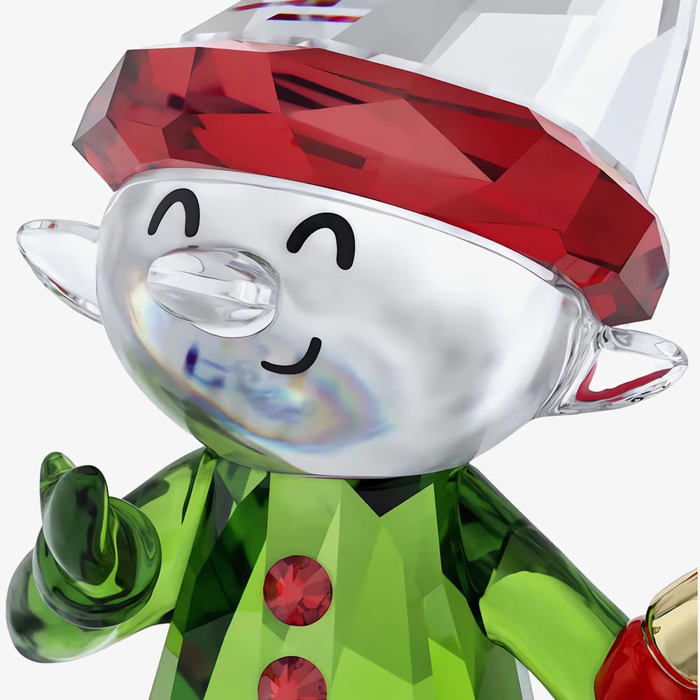 Swarovski Holiday Cheers Dulcis Elf Candy Cane Figurine 5701852