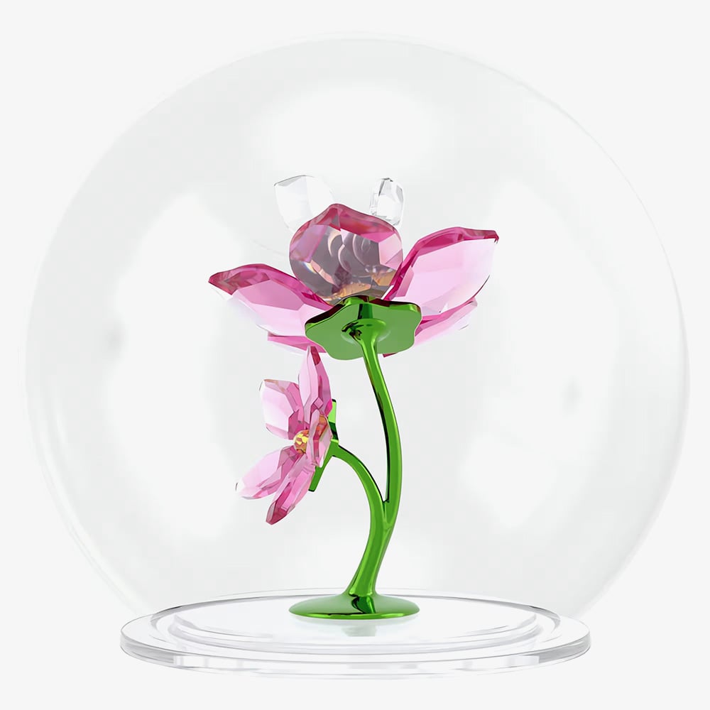 Swarovski Idyllia Glass Ball Bee and Flowers Figurine 5721549