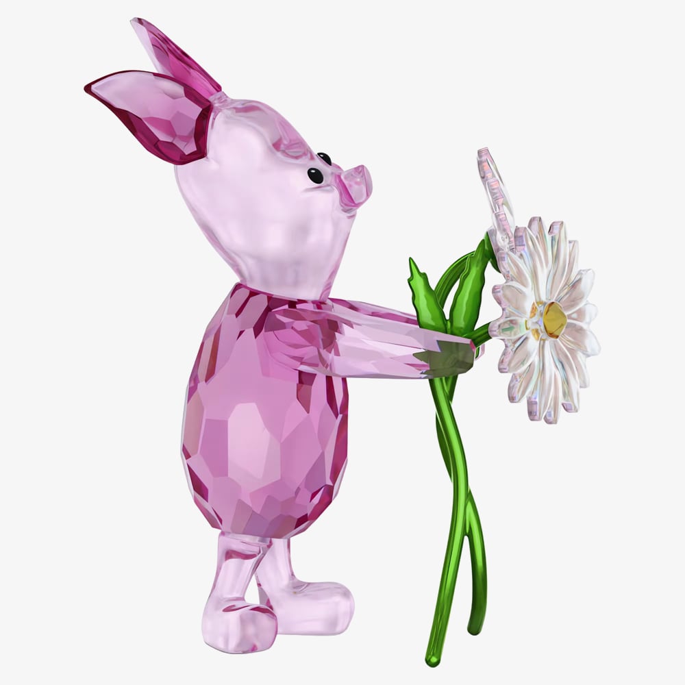 Swarovski Winnie the Pooh Piglet With Flower Figurine 5732817