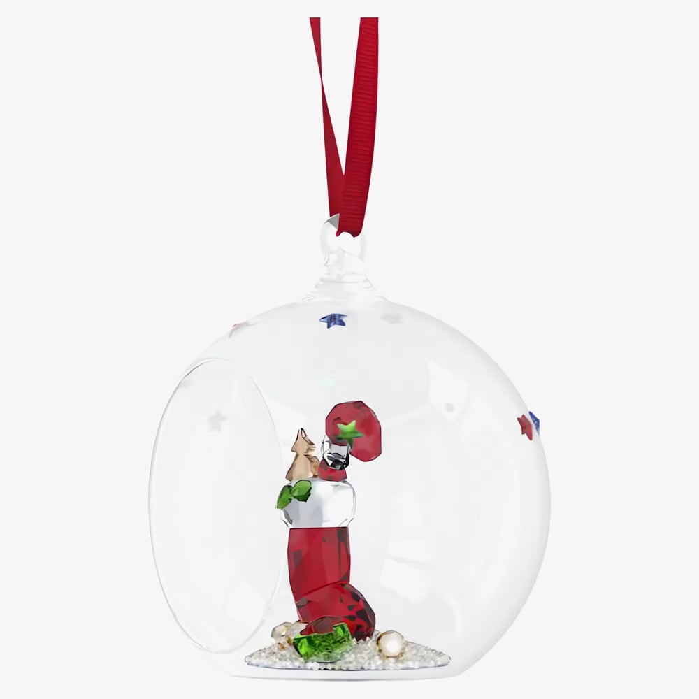 Swarovski Holiday Cheers Stocking & Candy Ball Ornament 5735700