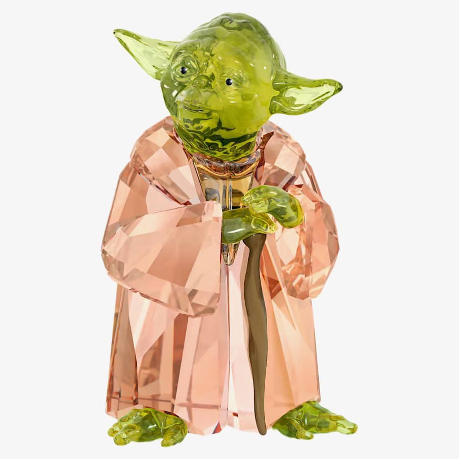 Product photograph of Swarovski Star Wars Master Yoda Figurine 5393456 from The Jewel Hut