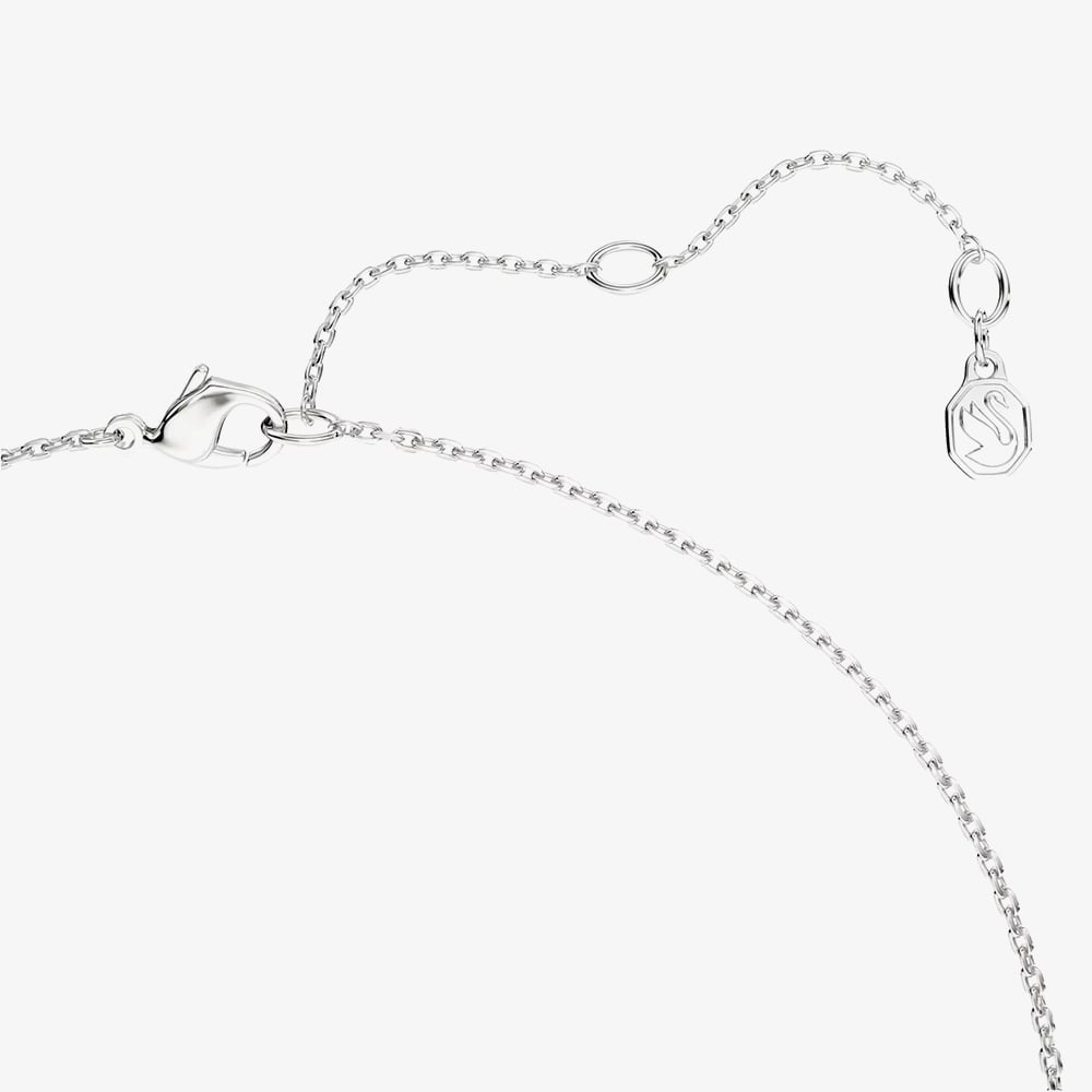 Swarovski Classica Sterling Silver Round Cut Interlocking Pendant 5740343