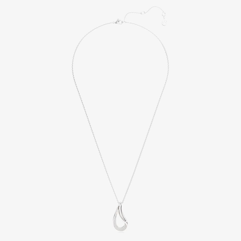Swarovski Classica Sterling Silver Twisted Teardrop Pendant 5740344