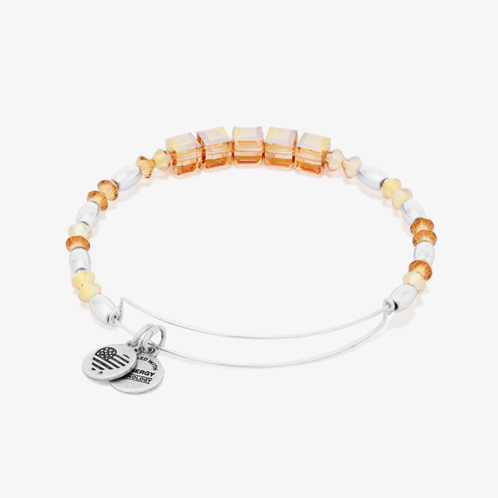 ALEX AND ANI Glow Beaded Bangle A16EB145SS