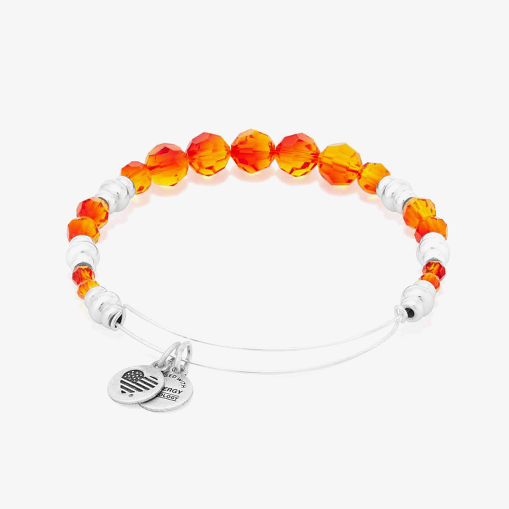 ALEX AND ANI Fire Beaded Bangle A16EB147SS
