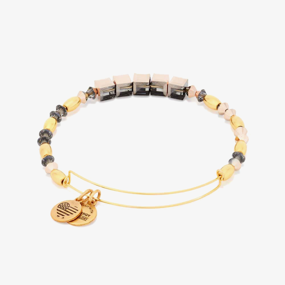 ALEX AND ANI Crown Beaded Bangle A16EB149SG