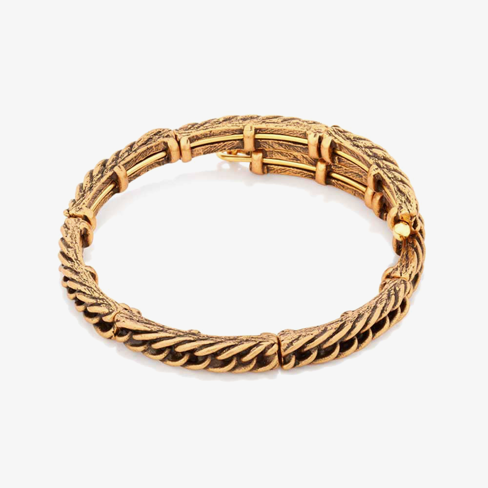 ALEX AND ANI Eve Metal Wrap Bangle V16W47RG