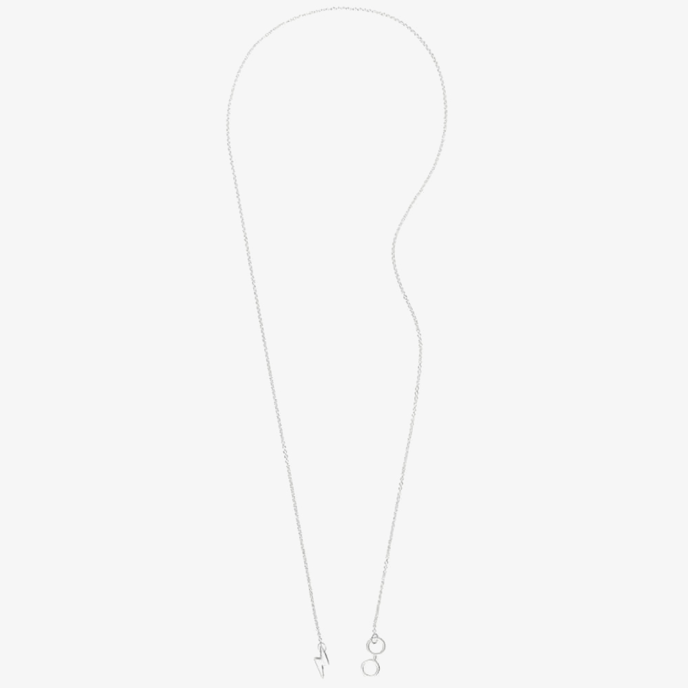 ALEX AND ANI Sterling Silver Glasses Lariat Necklace AS18HP37S