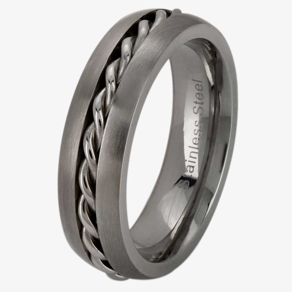 Thomas Henry Matte Center Rope Court Ring SR7358-M X