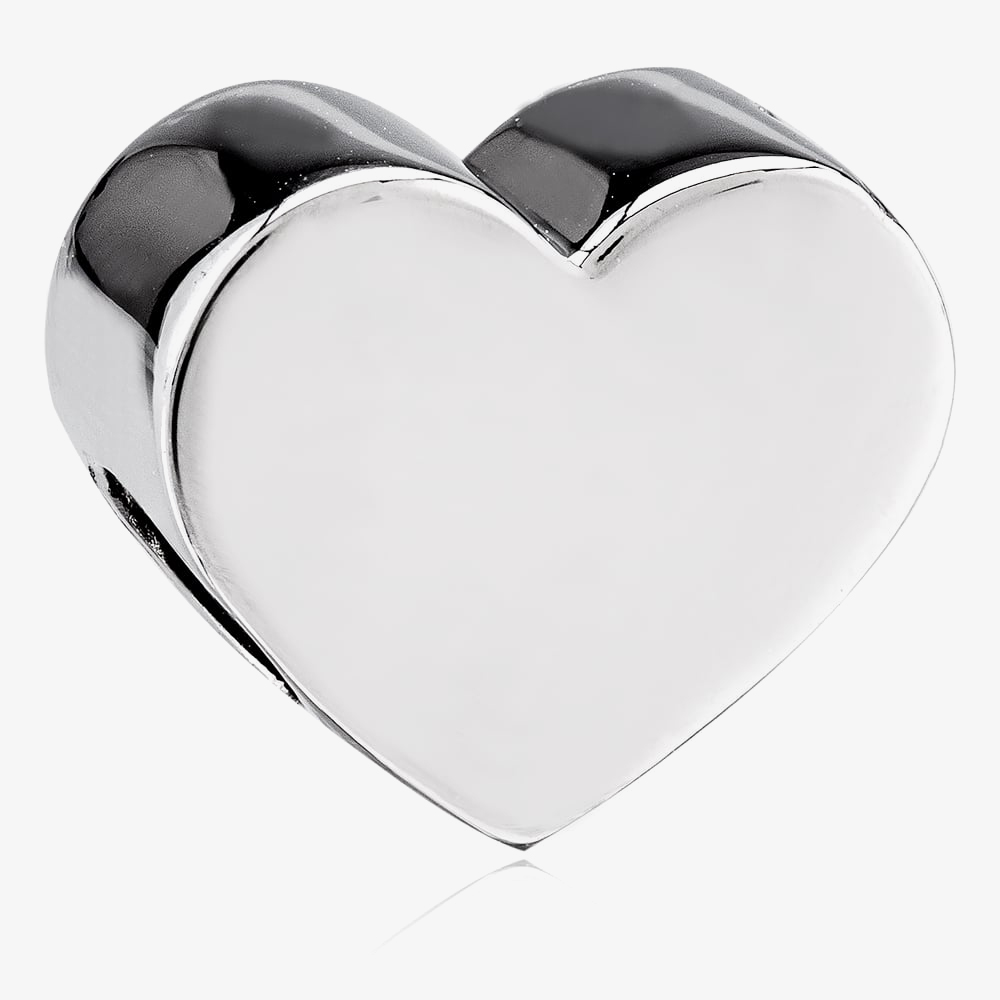 Rosa Lea Plain Heart Charm AM-2THB006104