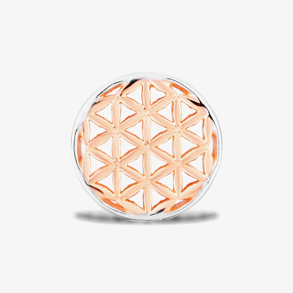 Rosa Lea Geometric Triangles Charm AM-2THB014306