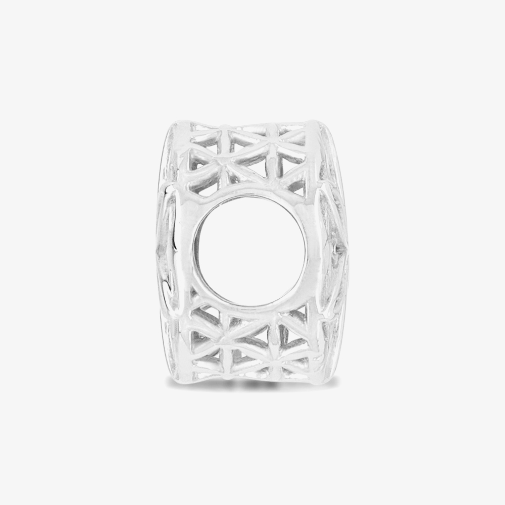 Rosa Lea Openwork Flower Charm AM-2THB014504