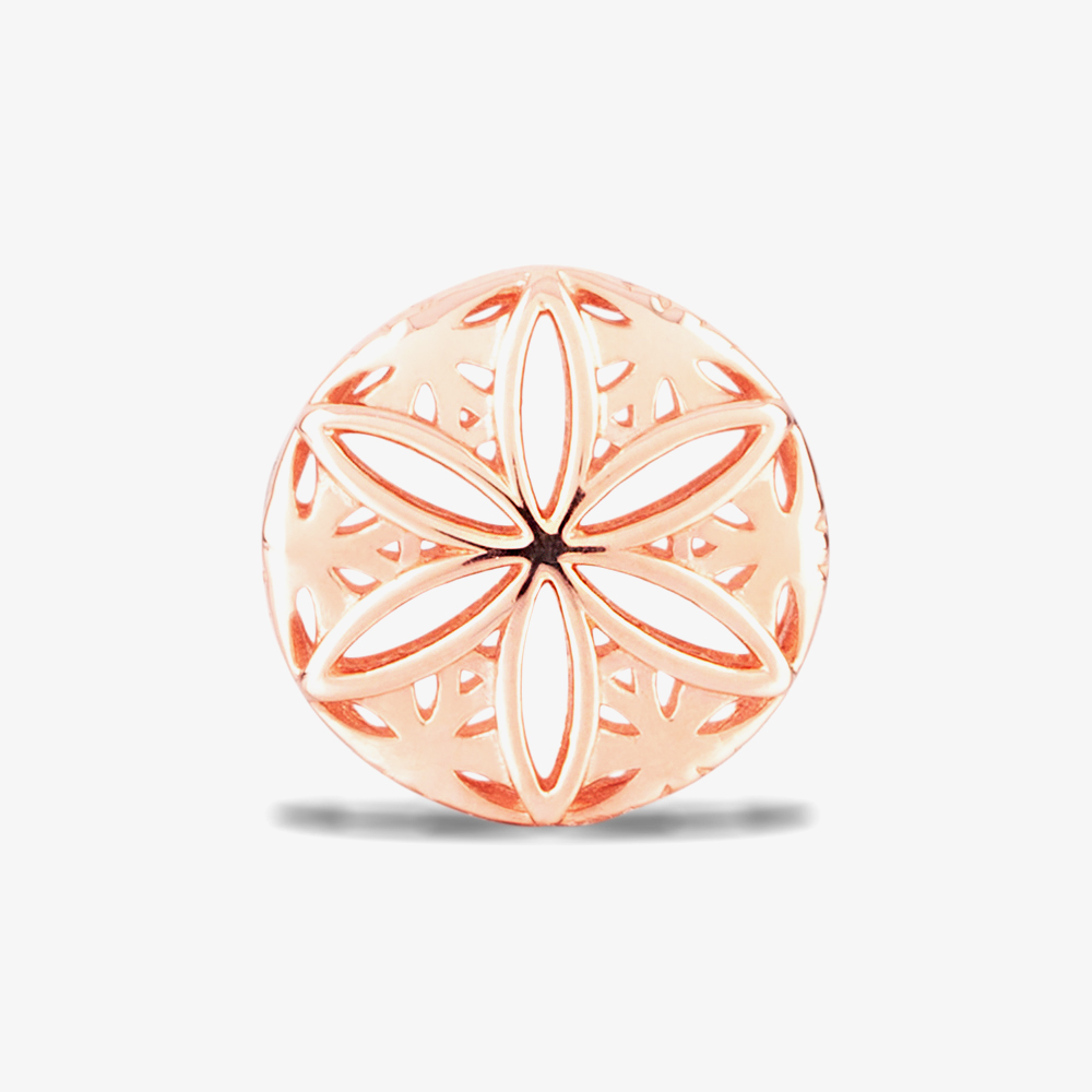 Rosa Lea Symmetrical Flower Charm AM-2THB014604