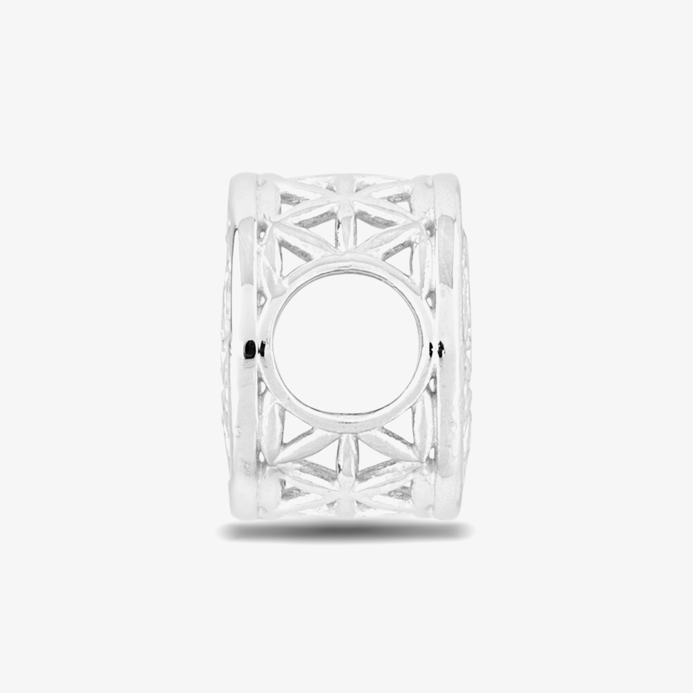 Rosa Lea Swirl Roses Charm AM-2THB016804