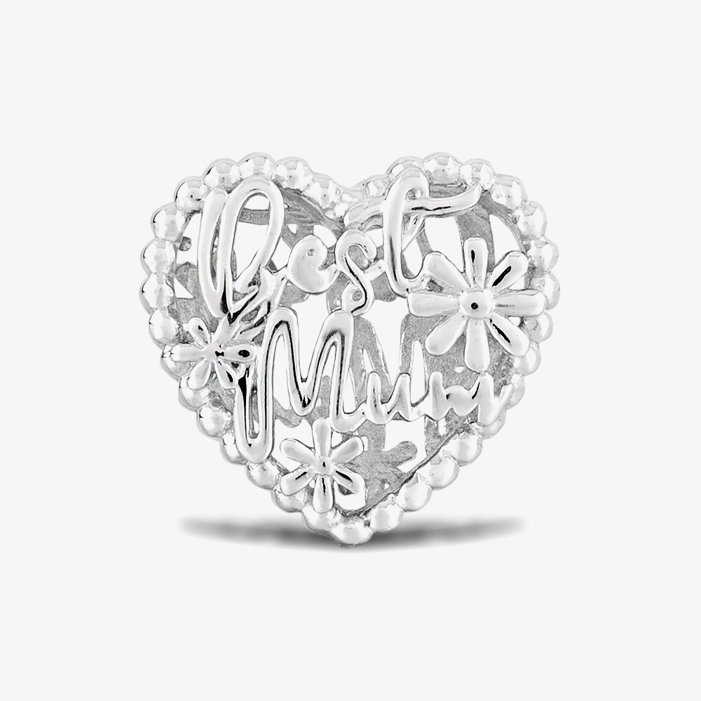 Rosa Lea Best Mum Heart Charm AM-2THB022604