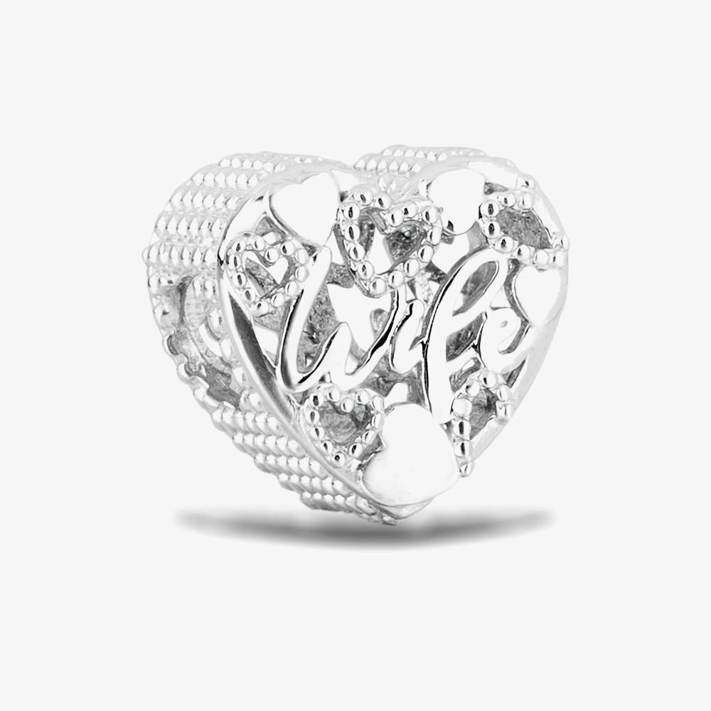 Rosa Lea Wife Heart Charm AM-2THB023004