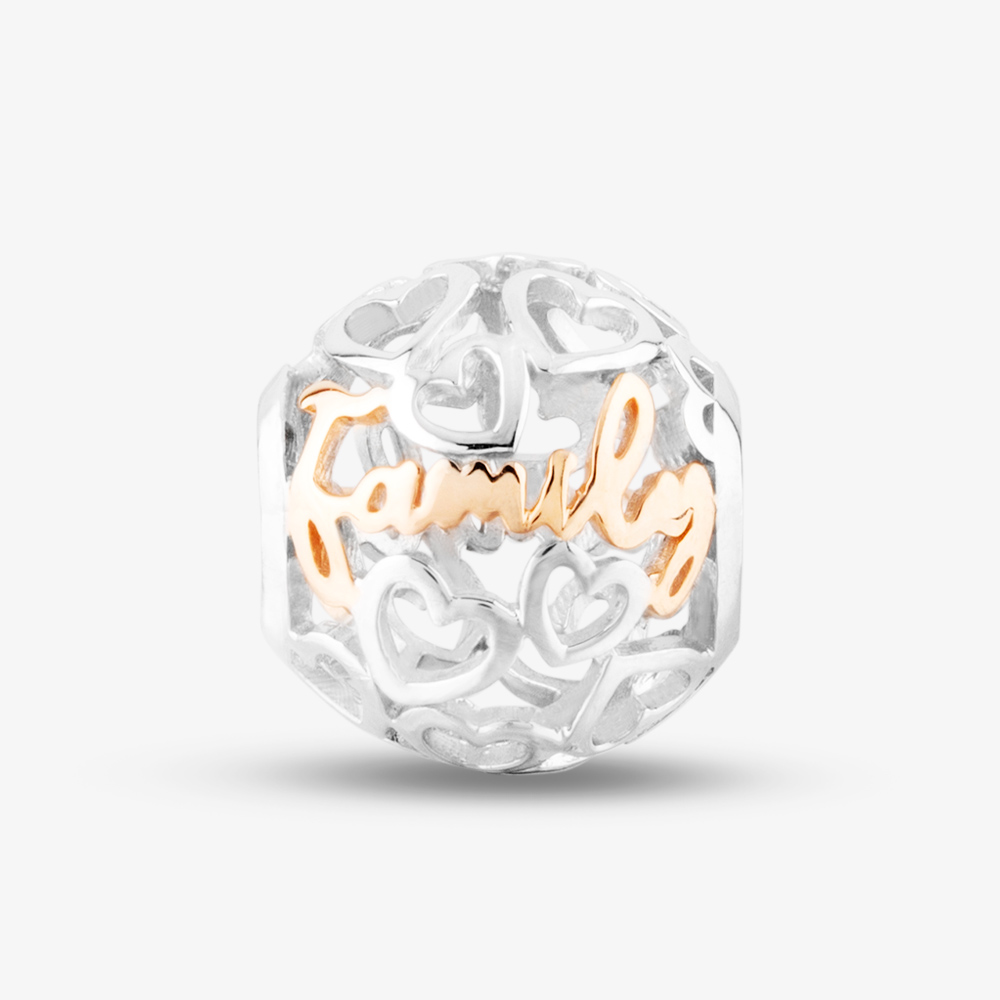Rosa Lea Openwork Family Charm AM-2THB013807