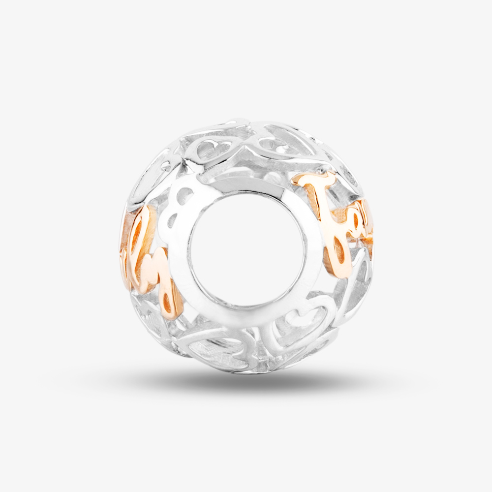 Rosa Lea Openwork Family Charm AM-2THB013807