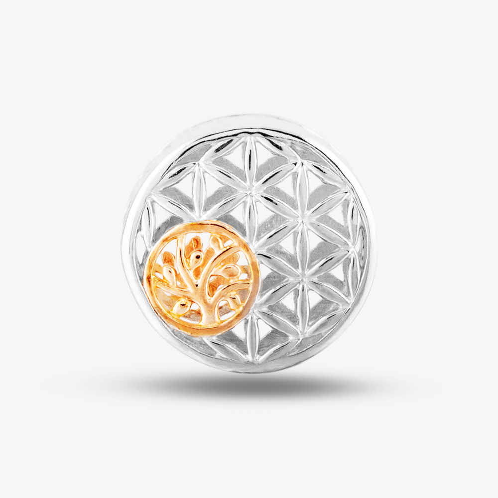 Rosa Lea Triangle Cut-Out Tree Of Life Charm AM-2THB016507