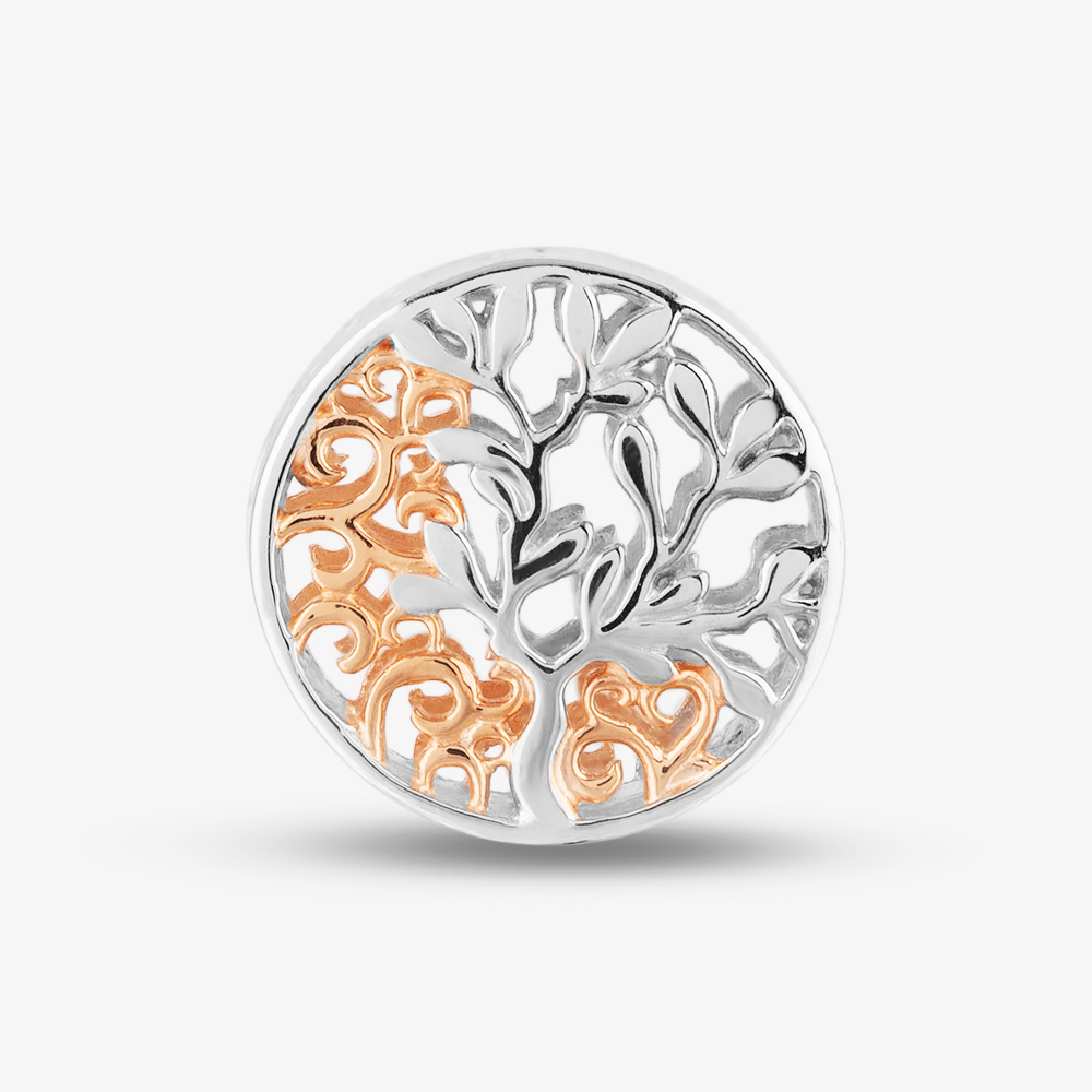 Rosa Lea Openwork Tree Charm AM-2THB016707