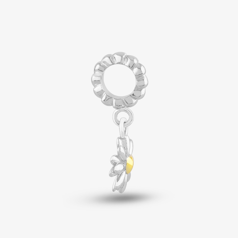 Rosa Lea Daisy Flower Dangle Charm AM-2THB029806