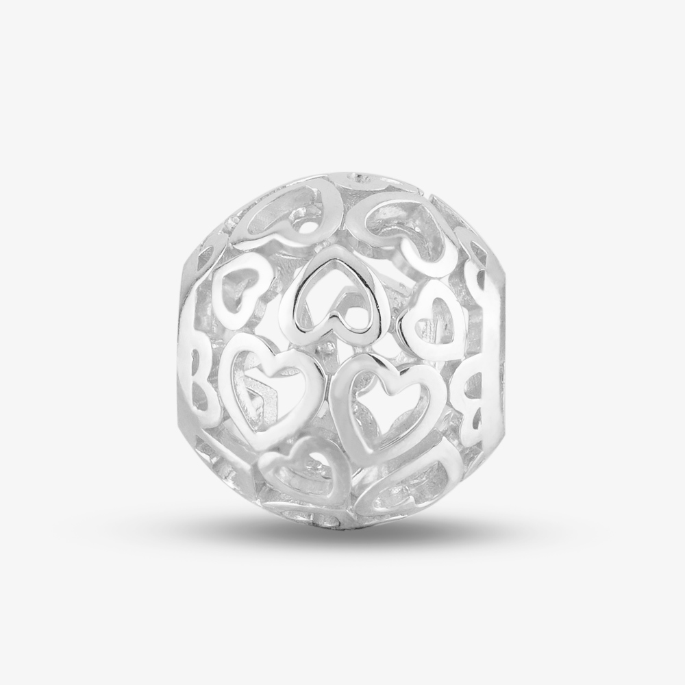 Rosa Lea Openwork Heart Charm AM-2THB031804