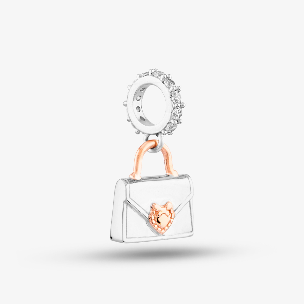 Rosa Lea Cubic Zirconia Handbag Charm AM-2THB029106