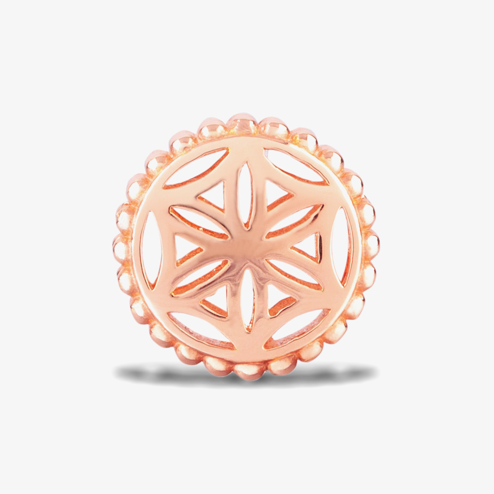 Rosa Lea Symmetrical Flower Charm AM-2THB014606