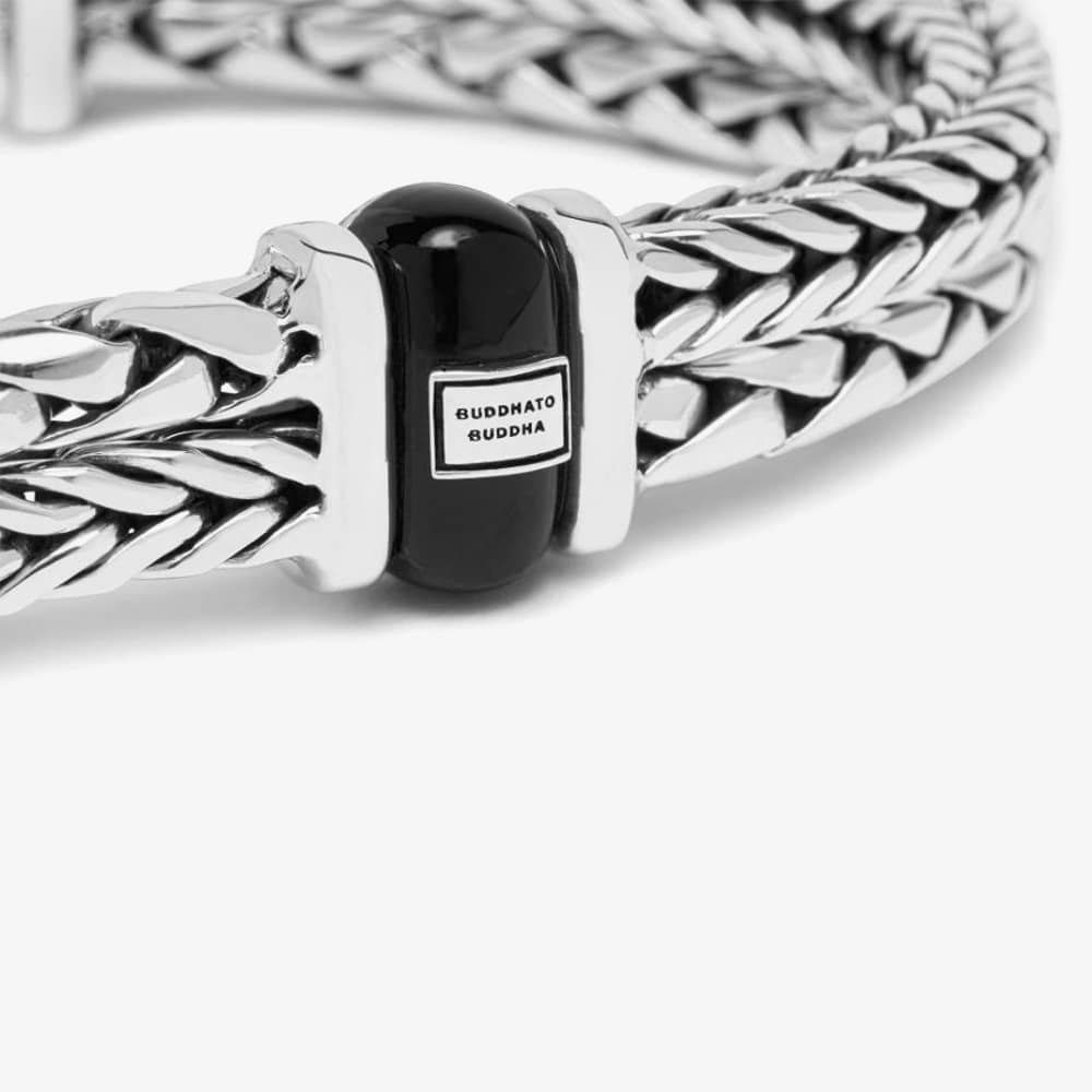 Buddha To Buddha Barbara Two Row Silver Bracelet 105 F