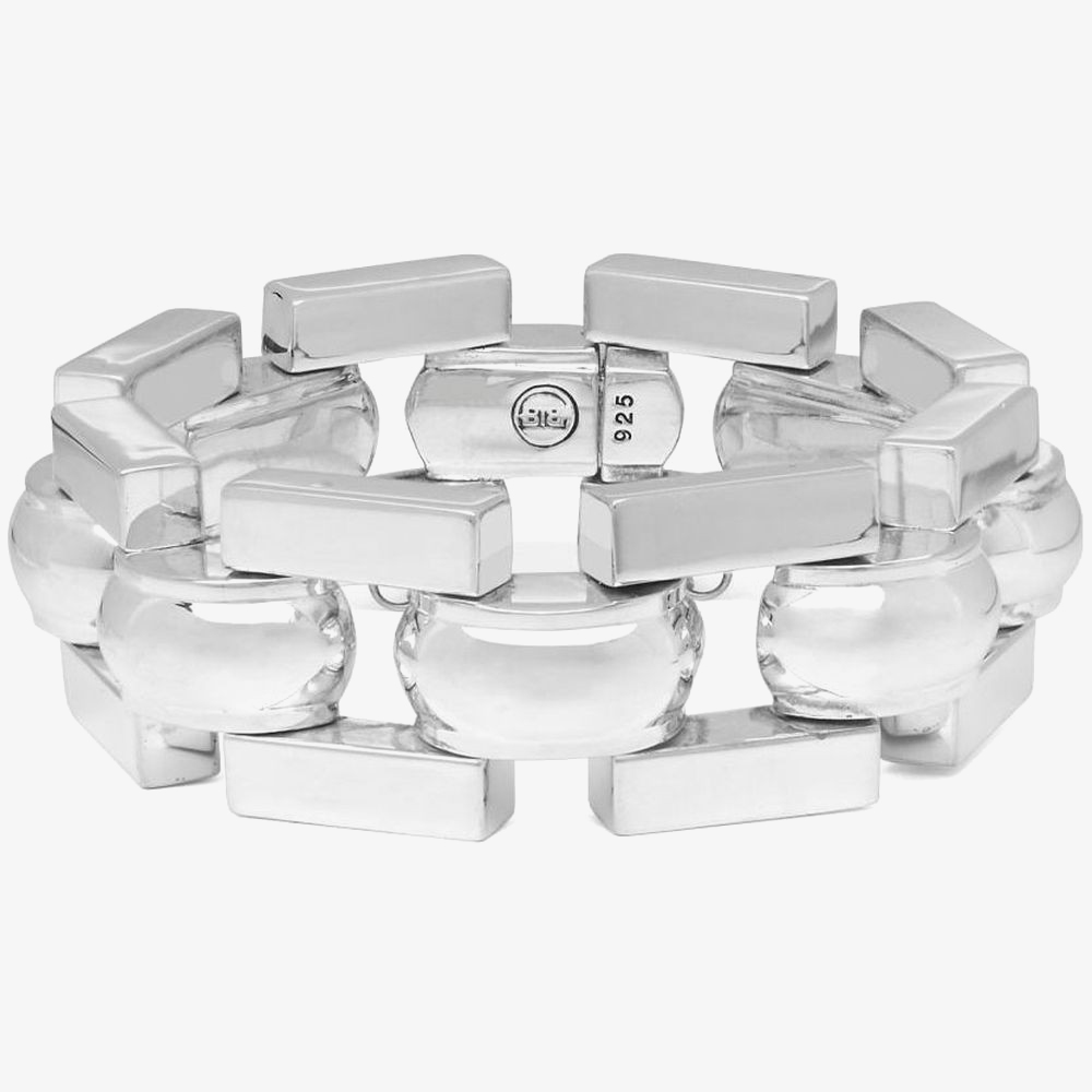 Buddha To Buddha The Batul large Silver Bracelet 040 F (21CM)