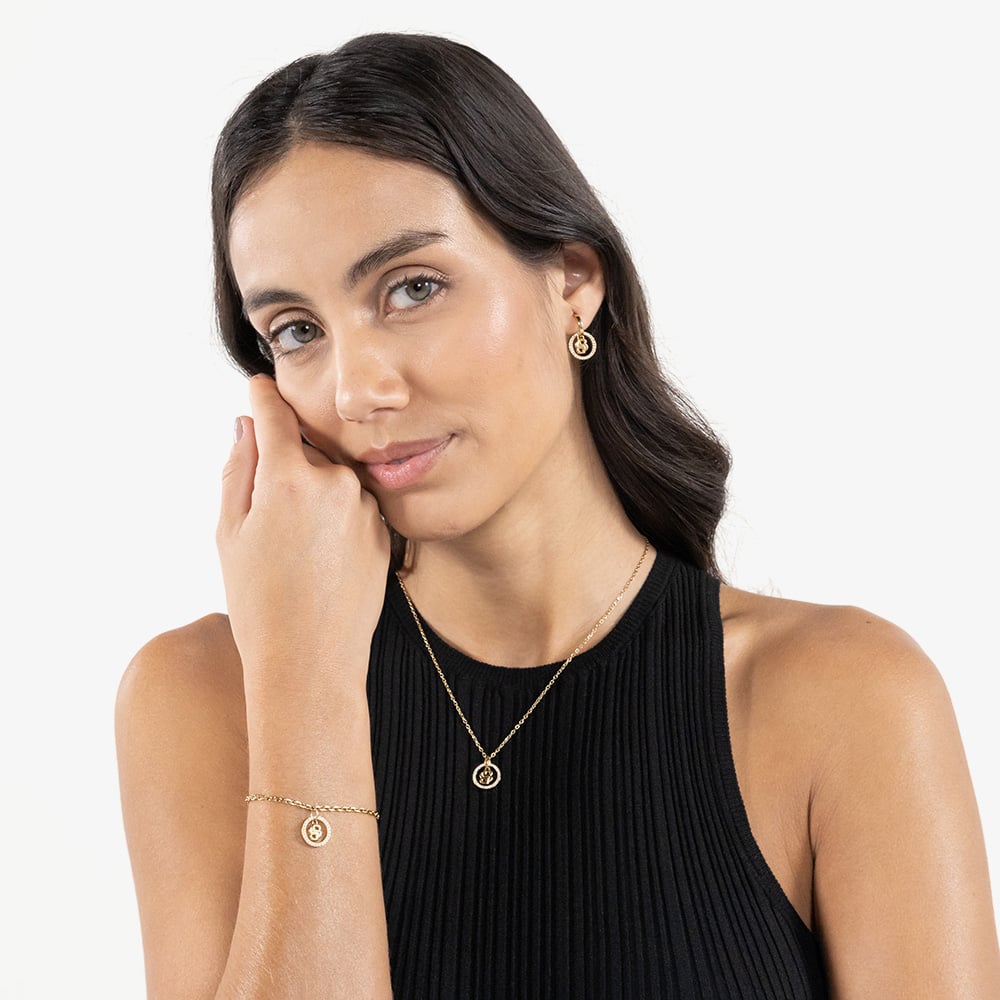 BOSS Double B Divine Gold Tone Bracelet 1580807