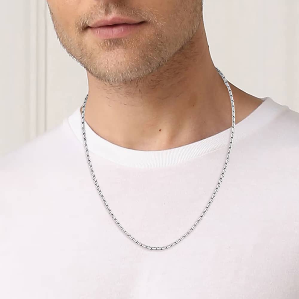 BOSS Evan 56cm Stainless Steel Link Chain 1580584