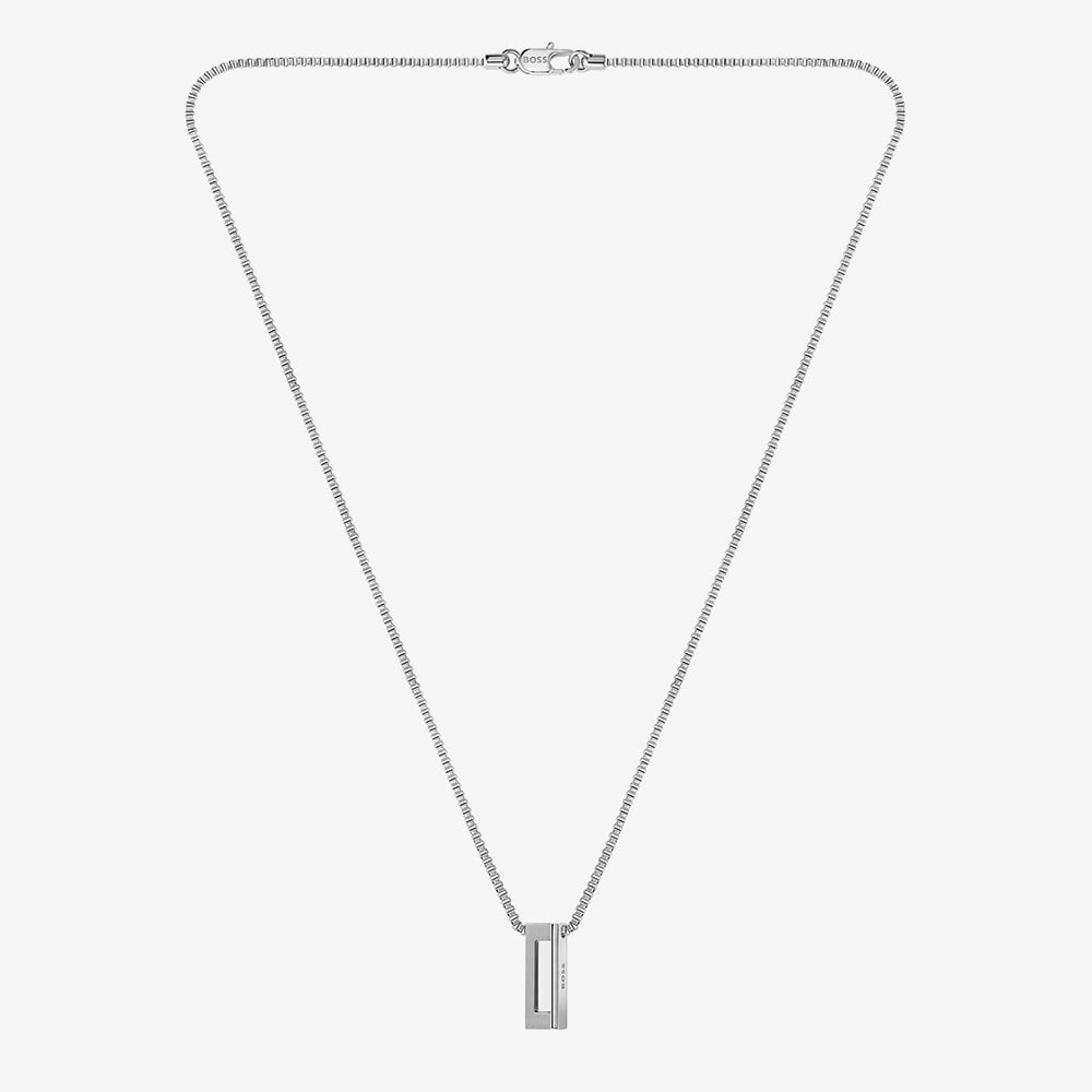 BOSS Candor Stainless Steel Bar Necklace 1580749