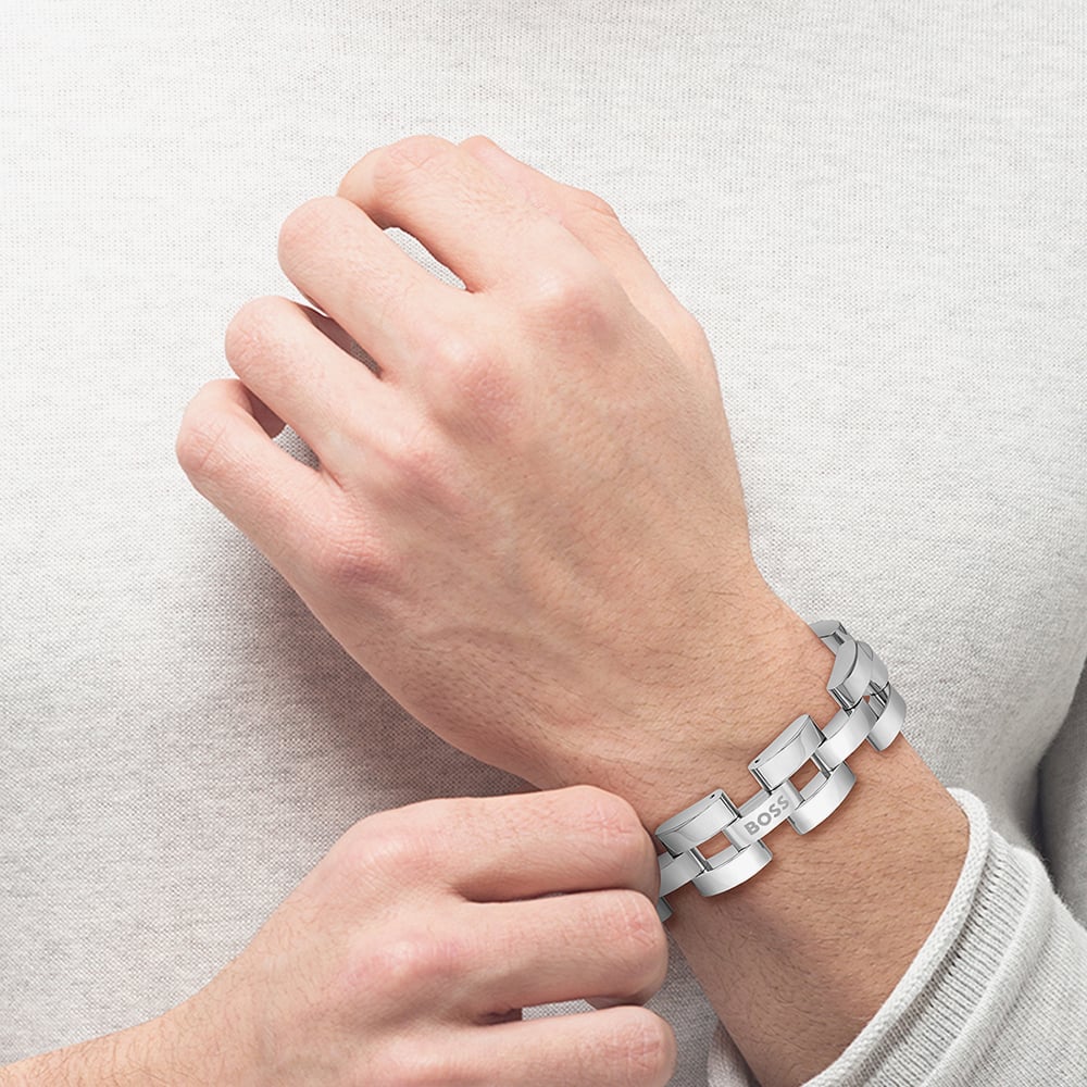 BOSS Sway Stainless Steel Chain Bracelet 1580511