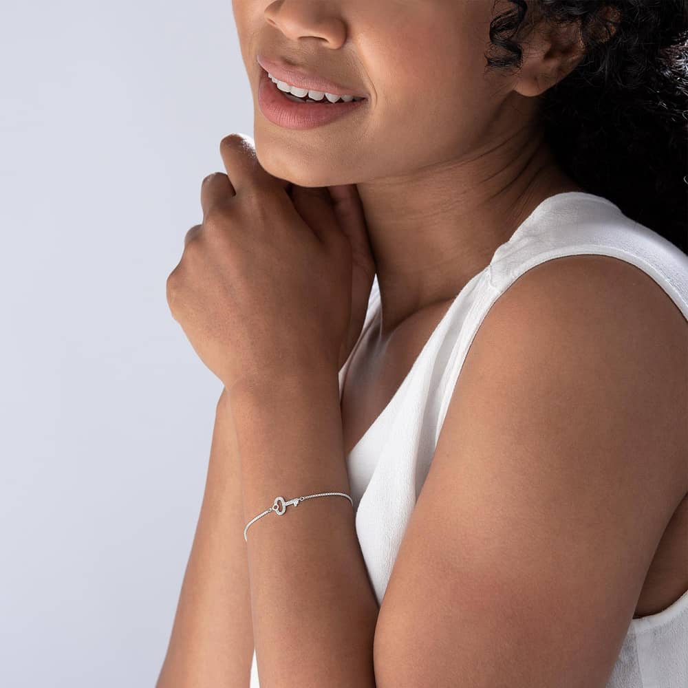 Lauren Ralph Lauren Cubic Zirconia Key Toggle Bracelet 60542906-G03