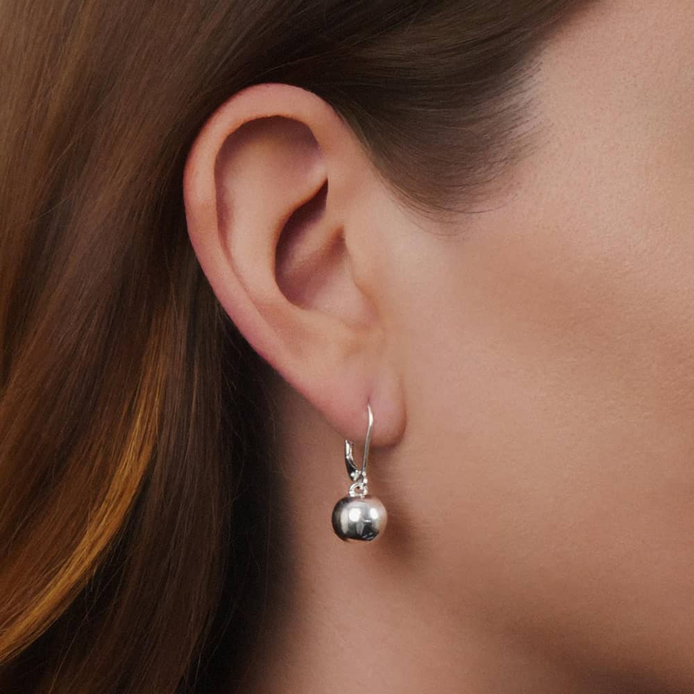 Lauren Ralph Lauren Silver Beaded Dropper Earrings 60542762-G03
