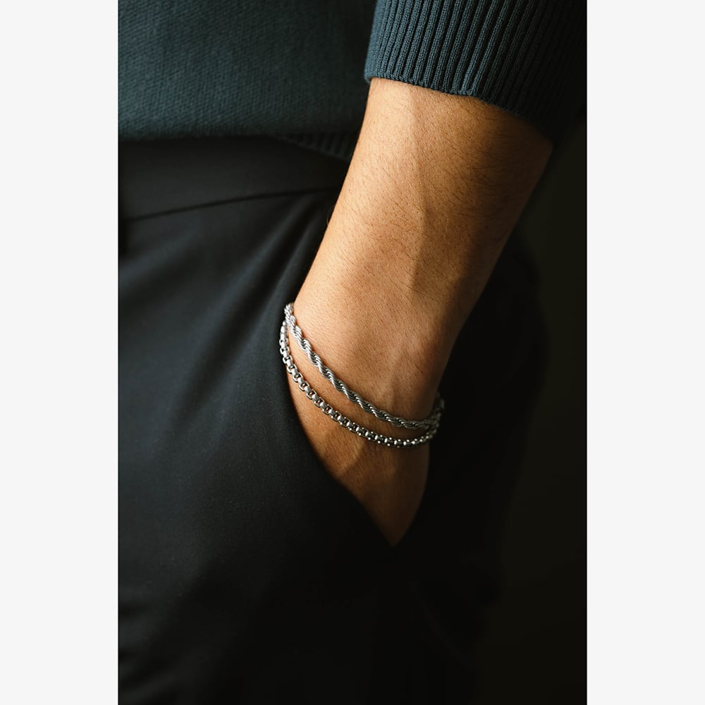Steel & Barnett Stainless Steel Box Link Bracelet B-BOX01