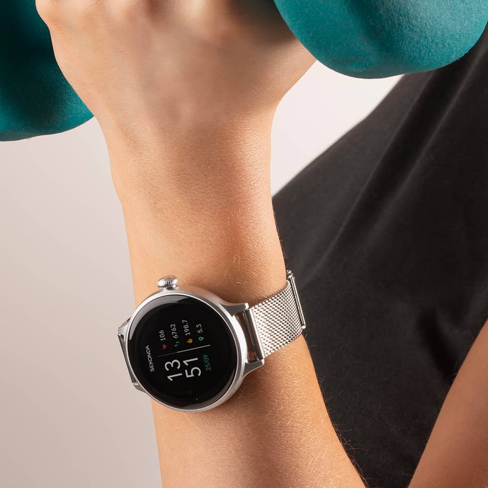 Sekonda Connect Silver Mesh Smart Watch 40624